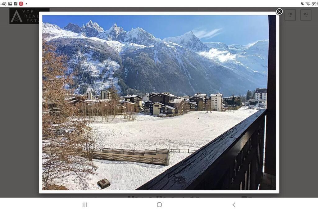 Bel Appartement Entier En Style Chalet A Chamonix Luaran gambar